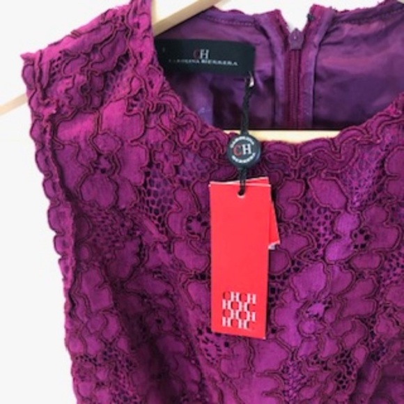 NWT lacy Carolina Herrera dress! - Picture 4 of 5